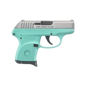 Ruger LCP .380 ACP Pistol TALO Edition, Turquoise/Stainless Steel - 3745 For Sale