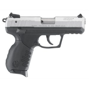 Ruger SR22 .22LR Silver & Black Pistol - Model 3607 For Sale